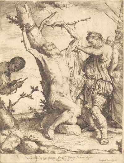 Pyhän Bartolomeuksen marttyyrikuolema tekijältä Jusepe de Ribera