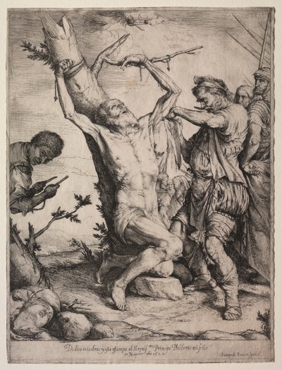 Pyhän Bartolomeuksen marttyyrikuolema, 1624. tekijältä Jusepe de Ribera