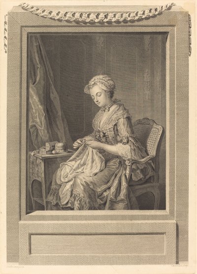 Hyvä esimerkki tekijältä Juste Chevillet after Jean Gaspard Heilmann