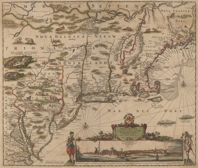 Pohjois-Amerikka tekijältä Justus Danckerts