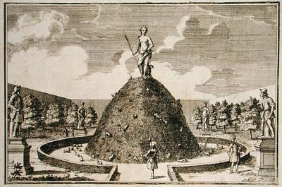Kani, Urban Franz Augustin Hegerin "Pleasure Gardens of Kremsier", julkaistu n. 1691 (kaiverrus) tekijältä Justus van den Nypoort