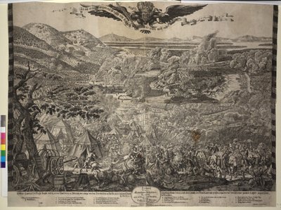 Wienin turkkilainen piiritys 1683 (painettu) tekijältä Justus van den Nypoort
