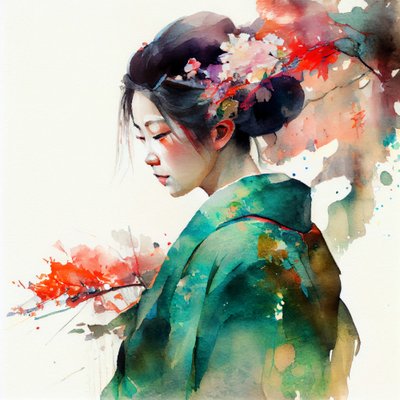 Syksyinen kimono-muotokuva tekijältä Justyna Jaszke