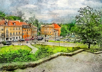 Näkymä historiallisesta kaupunginpuistosta tekijältä Justyna Jaszke