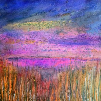 Purple Sunset Marsh tekijältä Justyna Jaszke
