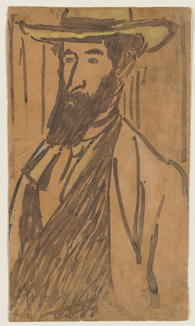 Muotokuva Aristide Maillolista, n. 1890. tekijältä József Rippl Rónai