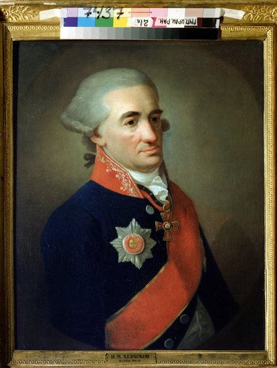 Portrait du poete et ecrivaine ruse Mikhail M. Heraskov (Mihail Matveevich Heraskov tekijältä K. Goekke