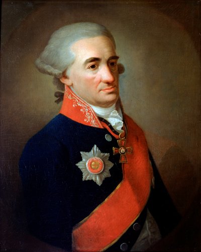 "Runoilija Michail M Kheraskovin muotokuva", 1700-luvun loppu tekijältä K Goekke
