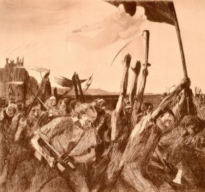 Aufruhr tekijältä Käthe Kollwitz