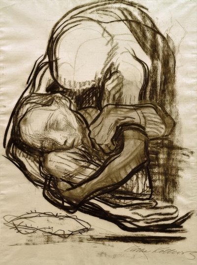 Der Tod nimmt eine Frau zu sich tekijältä Käthe Kollwitz