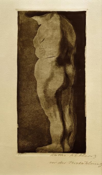 Frauenakt tekijältä Käthe Kollwitz