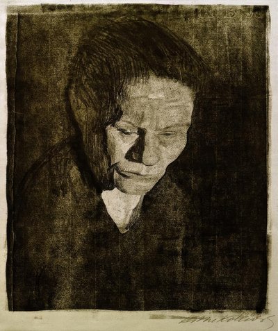 Gesenkter Frauenkopf tekijältä Käthe Kollwitz