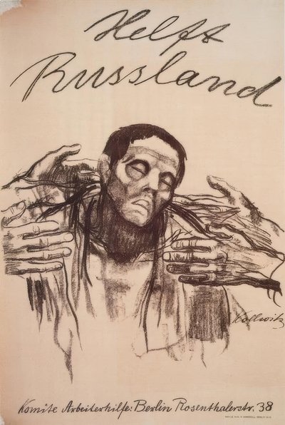 Helft Venäjä! tekijältä Käthe Kollwitz