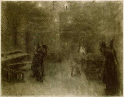 Käthe Kollwitz, kohtaus Germinalista tekijältä Käthe Kollwitz