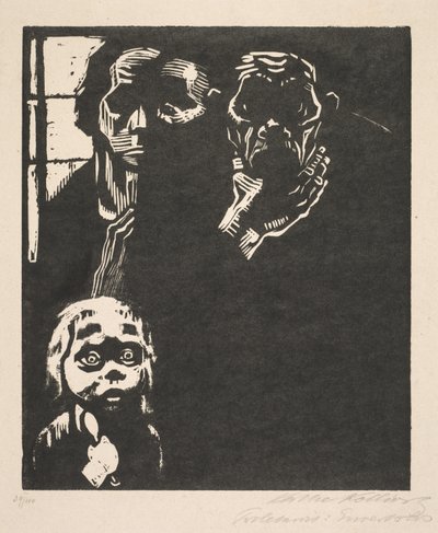 Proletariaatti: nro 1 työtön tekijältä Käthe Kollwitz