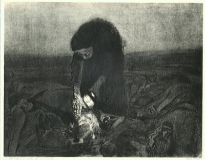 Taistelukenttä tekijältä Käthe Kollwitz