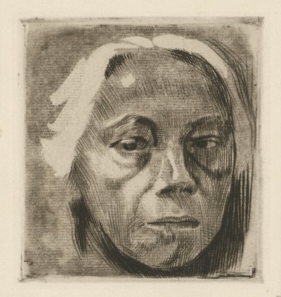 Omakuva (hylätty versio) tekijältä Käthe Kollwitz