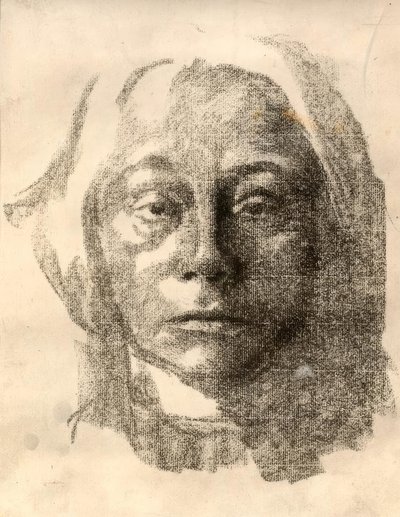 Selbstbildnis tekijältä Käthe Kollwitz