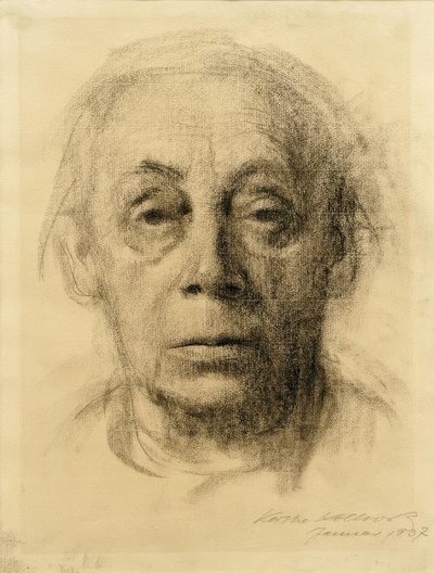 Itsetunto ja kasvot tekijältä Käthe Kollwitz