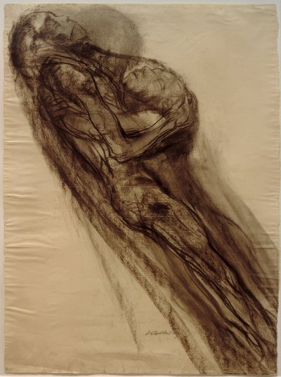 Tod und Frau, aufschwebend tekijältä Käthe Kollwitz