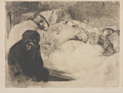 Työttömyys tekijältä Käthe Kollwitz