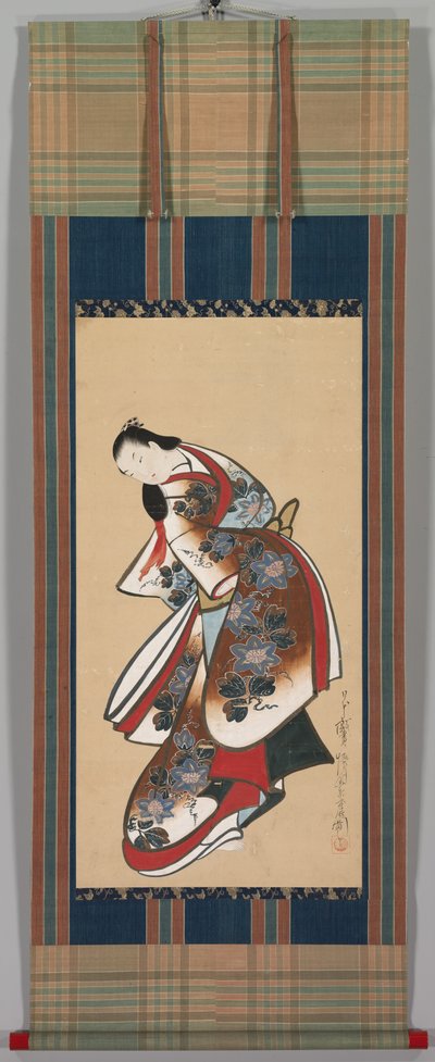 Kurtisaani, 1700-luvun alku. tekijältä Kaigetsudō Doshin