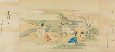 Tarina Genji Genji monogatarista, 1600-luku. tekijältä Kaiho Yusetsu