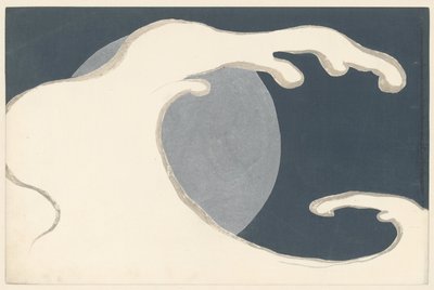 Iso aalto, 1909 (puupiirros) tekijältä Kamisaka Sekka