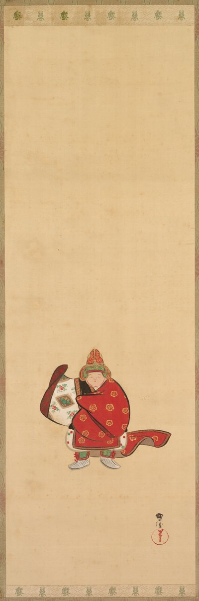 Bugaku-tanssija, 1800-luvun loppu - 1900-luku. tekijältä Kamisaka Sekka