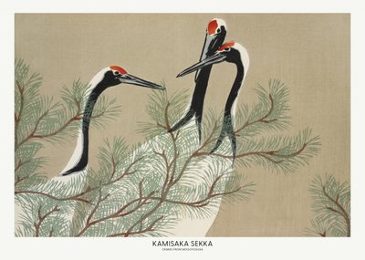 Momoyogusan nosturit tekijältä Kamisaka Sekka