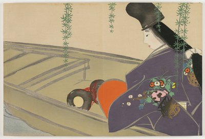Sadan maailman kukat (Momoyogusa): Asazuma veneessä (Asazuma-bune) tekijältä Kamisaka Sekka