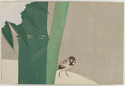 Sadan maailman kukat (Momoyogusa): Bambu lumessa (Secchuchiku) tekijältä Kamisaka Sekka