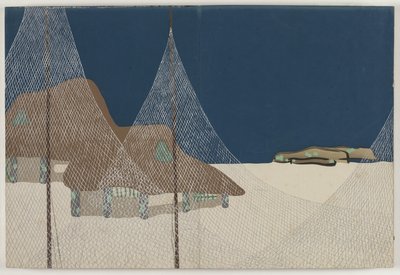 Sadan maailman kukat (Momoyogusa): Kalastajakylä (Ryoson) tekijältä Kamisaka Sekka