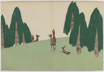 Sadan maailman kukat (Momoyogusa): Kasuga Plain (Kasugano) tekijältä Kamisaka Sekka