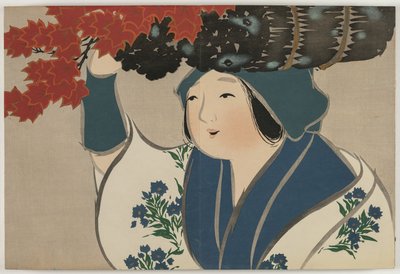 Sadan maailman kukat (Momoyogusa): Kindling Salesgirl (Kurokiuri) tekijältä Kamisaka Sekka