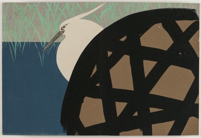Sadan maailman kukat (Momoyogusa): White Heron (Shirosagi) tekijältä Kamisaka Sekka