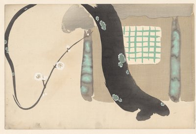 Luumupuu räystäässä nokiba no ume Flowers of a Hundred Worlds (sarjan nimi) Momoyogusa, voi. 1 (sarjan nimi) tekijältä Kamisaka Sekka