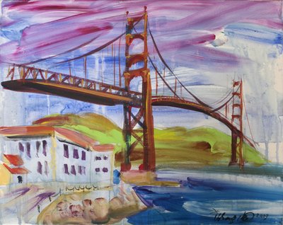 San Franciscon Golden Gate tekijältä Kanat Ibragimov