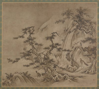 Maisema, Muromachin aikakausi, 1519-1592. tekijältä Kano Shoei