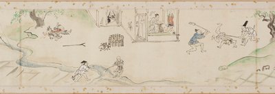 Bodhisattva Jizon tekemät ihmeet kopio käsikääröstä, Edo-kausi, 1627. tekijältä Kanō Tan’yū