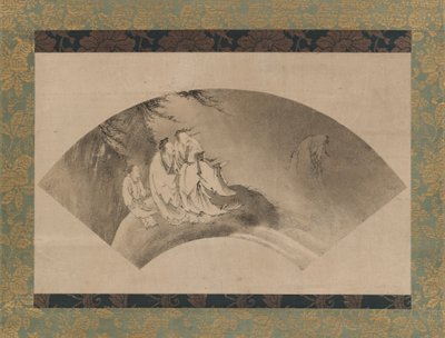 Resshi Flying on a Cloud, 1500-luku. tekijältä Kano Yukinobu