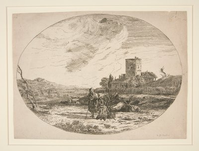 Bukolinen maisema tekijältä Karel Dujardin