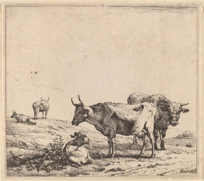 Lehmä, härkä ja vasikka tekijältä Karel Dujardin