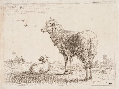 Lammas ja karitsa tekijältä Karel Dujardin