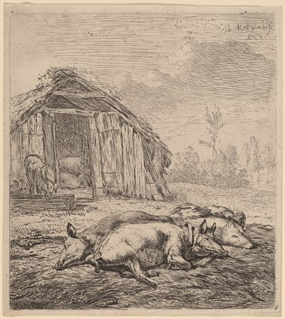 Kolme sikaa tekijältä Karel Dujardin