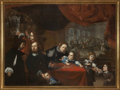 Dionysius Miseroni (1607-1661) ja hänen perheensä tekijältä Karel Škréta