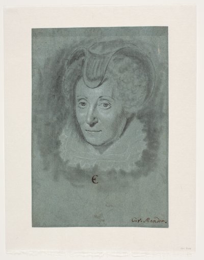 Rouvan muotokuva. Louise de Coligny. tekijältä Karel van III Mander