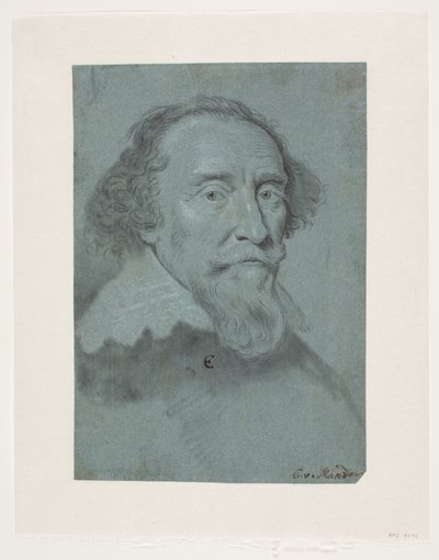 Mies muotokuva. Henrik, Berghin kreivi. tekijältä Karel van III Mander
