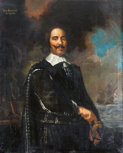 Vara-amiraali de Ruyter tekijältä Karel van III Mander