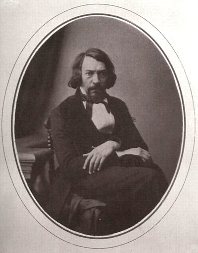 Aleksei Stepanovitš Khomyakov, venäläinen uskonnollinen runoilija, c1858 tekijältä Karl August Bergner